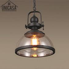 Vintage Ceiling Lamp Amber Kitchen Led Pendant Light Glass Shade Lights Metal Large Shop Art Decoration Office Bar Lighting Led Pendant Light Pendant Lightspendant Light Glass Aliexpress