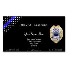 Features large photo on the front and thumbnail image on the back. Law Enforcement Business Cards Bitem