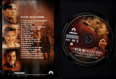 The Four Feathers [Heath Ledger, Kate Hudson] (DVD, 2002, Miramax)