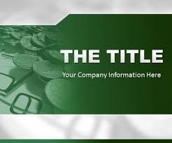 Powerpoint Template Green Finance Background Free Ppt Slide Design Template You Can Download For Pr Powerpoint Templates Templates Powerpoint Template Free