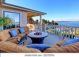 Order food online at warthog barbeque pit, tacoma with tripadvisor: Cozy Patio Area Comfort Settees Fire Stock Photo Edit Now 222732931
