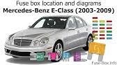 Kindly say, the 2003 mercedes c240 fuse diagram is universally compatible with any devices to read. Fuse Box Location And Diagrams Mercedes Benz C Class 2000 2007 Youtube