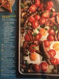 Woman S Day English Breakfast Tray Bake Breakfast Recipes Sausage Tray Bake Breakfast Tray