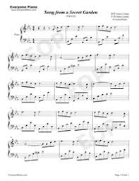 See full list on musicnotes.com Song From A Secret Garden Secret Garden Free Piano Sheet Music Piano Chords