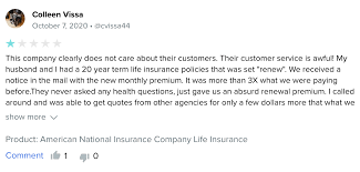 American national insurance company / telephone American National Insurance Company Complaints