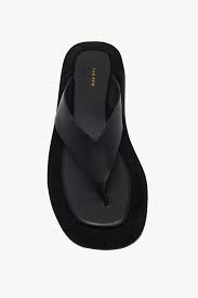 More images for black women wearing flip flops » Women S Ginza Sandal In Suede In Black The Row