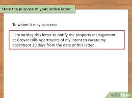 Notice can be given at any time if the agreement is month by month. How To Write A Letter Of Notice To Your Landlord 14 Steps