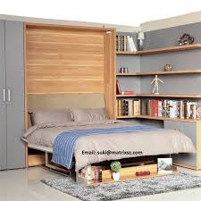 Source Newest Design China Hidden Wall Bed Supplier Modern Bedroom Furniture Wall Bed Murphy Bed On Hidden Wall Bed Murphy Bed Plans Modern Bedroom Furniture