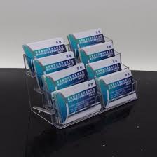 Each desk business card holder comes in a clear acrylic plastic. China 4 Pocket Clear Acrylic Business Card Holder China Acrylic Name Card Holder And Name Card Holder Price