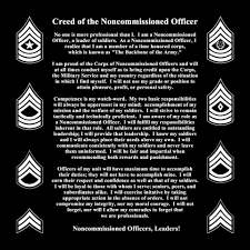 Hooah Soldiers Creed Army Values Army Sergeant