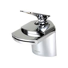 The bathroom faucet provides a clear and steady laminar stream, that provides a beautiful water presentation. Dyconn Faucet Crystal Waterfall Bathroom Faucet 4 5 Chrome Wf003 A19 Rona