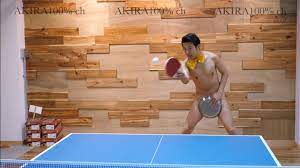 Nude table tennis
