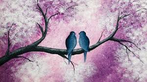 Cómo dibujar un árbol de dibujo animado. Tecnica De Pintura Con Aluminio En Casa Como Pintar Pajaros Musical Youtube