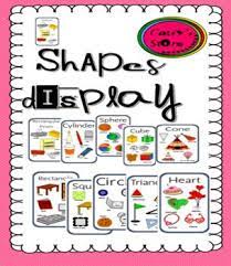 Shapes Display Dimensional Shapes Shapes Circle Square Triangle