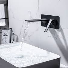 single handle wall mount waterfall