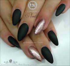 Black And Rose Gold Nails Coffin Matt Black Rose Gold Acrylic Gel Nails Gold Nails Rose Gold Nails Gold Acrylic Nails