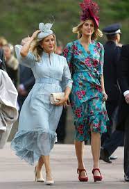 Cara Delevingne S Outfit To The Royal Wedding Causes Mixed Reactions But We Are Here For It Blue Bridesmaid Dresses Nice Dresses Royal Blue Bridesmaid Dresses