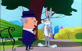 The Background On This Cartoon Works Well With This Cartoon Because The Scenery Bugs Bunny In The Pa Funny Caricatures Loony Tunes Characters Disney Cartoons