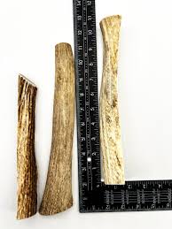 Jouets à mâcher pour chien en bois de wapiti Grand modèle séparé PAQUET DE  3