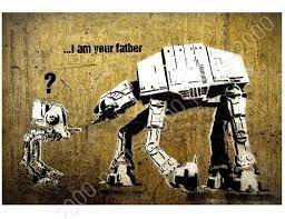 Update the quantity in your cart. Star Wars Roboter Ich Bin Dein Vater Von Banksy Poster Oder Wandaufkleber Aufkleber Wand Ebay