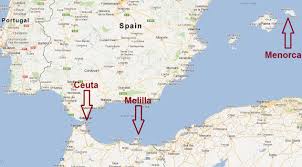 Bordered by morocco, it lies along the boundary between the mediterranean sea and the atlantic ocean.it is one of nine populated spanish territories in africa and, along with melilla, one of two. Spanish Provinces Ceuta Melilia Get Ready For Possible Arrival Of Ebola Outrageous Minds