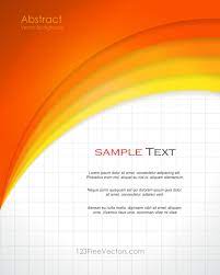 Abstract Orange Background Template Vector Design Free Brochure Template Brochure Template Vector Design