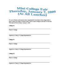 Also, students can be motivated to put up. College Fair Activities Worksheets Teachers Pay Teachers