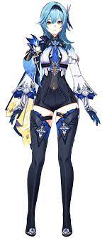 Eula Genshin Impact In 2021 Full Body Portrait Body