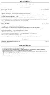 school librarian resume sample mintresume