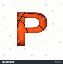 Letter P Alphabet Basketball Balls Stock Illustration 321046118 Shutterstock