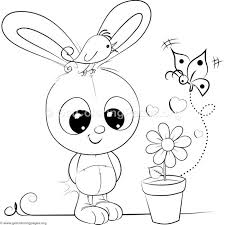 By filling colors on the color pages characters your child's handwriting will get ginormous amounts of improvements and also most of the kids coloring pages have to fill with colors in multiple alphabets too, moreover, the kids will try to fill colors inside of the picture so that will significantly improve the. Cute Rabbit 4 Coloring Pages Unicorn Coloring Pages Cute Coloring Pages Coloring Pages