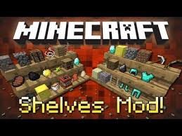 Minecraft Shelves Mod Minecraft Minecraft Mods Mod