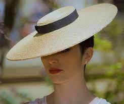 Summer Vogue Classic Couture Boater Womens Hat Etsy Boater Hat Couture Hats Straw Boater Hat