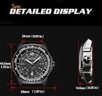 NORTH EDGE Men's Military Solar Drive Pilot Analog Quartz Black Dial  Wristwatch: Photon (Black, Nylon) : Amazon.in: Watches