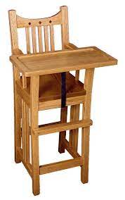 amish wood royal mission high chair wood high chairs chair high chair