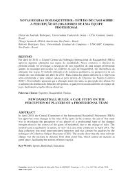 Regras oficiais de basquetebol 2014 aprovadas pelo fiba central board em vigor a partir de 01 de outubro de 2014 maio de 2014 pág. Pdf Novas Regras Do Basquetebol Estudo De Caso Sobre A Percepcao De Jogadores De Uma Equipe Profissional