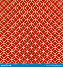 Chinese and Japanese Oriental Seamless Pattern. Traditional Red Background.  Gold Star. Golden Asian Oriental Style Stock Illustration - Illustration of  elegant, geometric: 199801775
