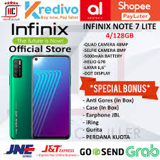 Jual INFINIX NOTE 7 LITE 4/64GB 4/128GB ...