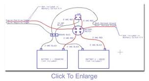 The wires provided in most vsr kits are suited to the amp rating on the vsr and length provided. Dual Battery Wiring Diagram Boating Fishraider