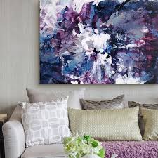 Violet Waters Seduction In 2020 Purple Floral Wall Art Violet Wall Art Purple Wall Art