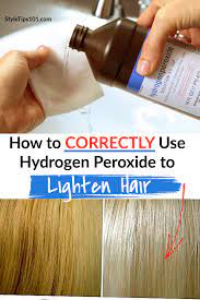 The results are almost immediate compared to other home remedies for lightening your. Today We Will Be Discussing All About How To Lighten Hair With Hydrogen Peroxide At Home Via Styletips1o1 Aclarar El Cabello Pelo Oxigenado Agua Oxigenada