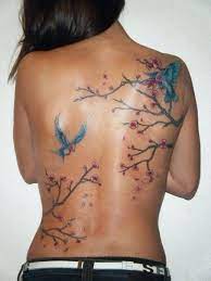 Cherry Blossom And Hummingbirds Body Art Tattoos Tattoos Tattoo Designs