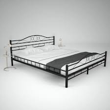 Es ist 1,40 m breit. Vidaxl Bett Mit Matratze Schwarz Metall 180 200 Cm Gitoparts