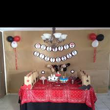 Cake Table Decor For Cowboy Birthday That I Did Cowboy Birthday Western Theme Party Birthday Party Themes