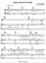 Dance With My Father Sheet Music Luther Vandross Dance With My Father Sheet Music Luther Vandross
