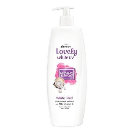 Emeron Hand & Body Lotion Moisture & Bright (White Pearl) 500ml