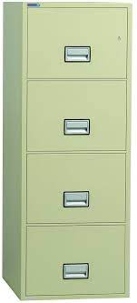 Filing cabinets usually come with 2, 3, 4, or 5 drawers; Phoenix Safe Ltr4w31 31 4 Drawer Letter Size Vertical Fire File Cabinet Safe And Vault Store Com