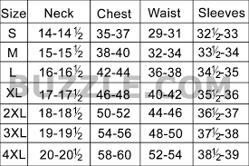 Complete Mens Shirt Size Chart And Sizing Guide All Guys