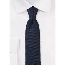 The only gripe is the navy blue looks like black on poor light. Skinny Knit Tie In Solid Navy Blue Bows N Ties Com
