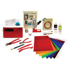 Premium Stained Glass Start Up Kit Stained Glass Kits Stained Glass Supplies Stained Glass